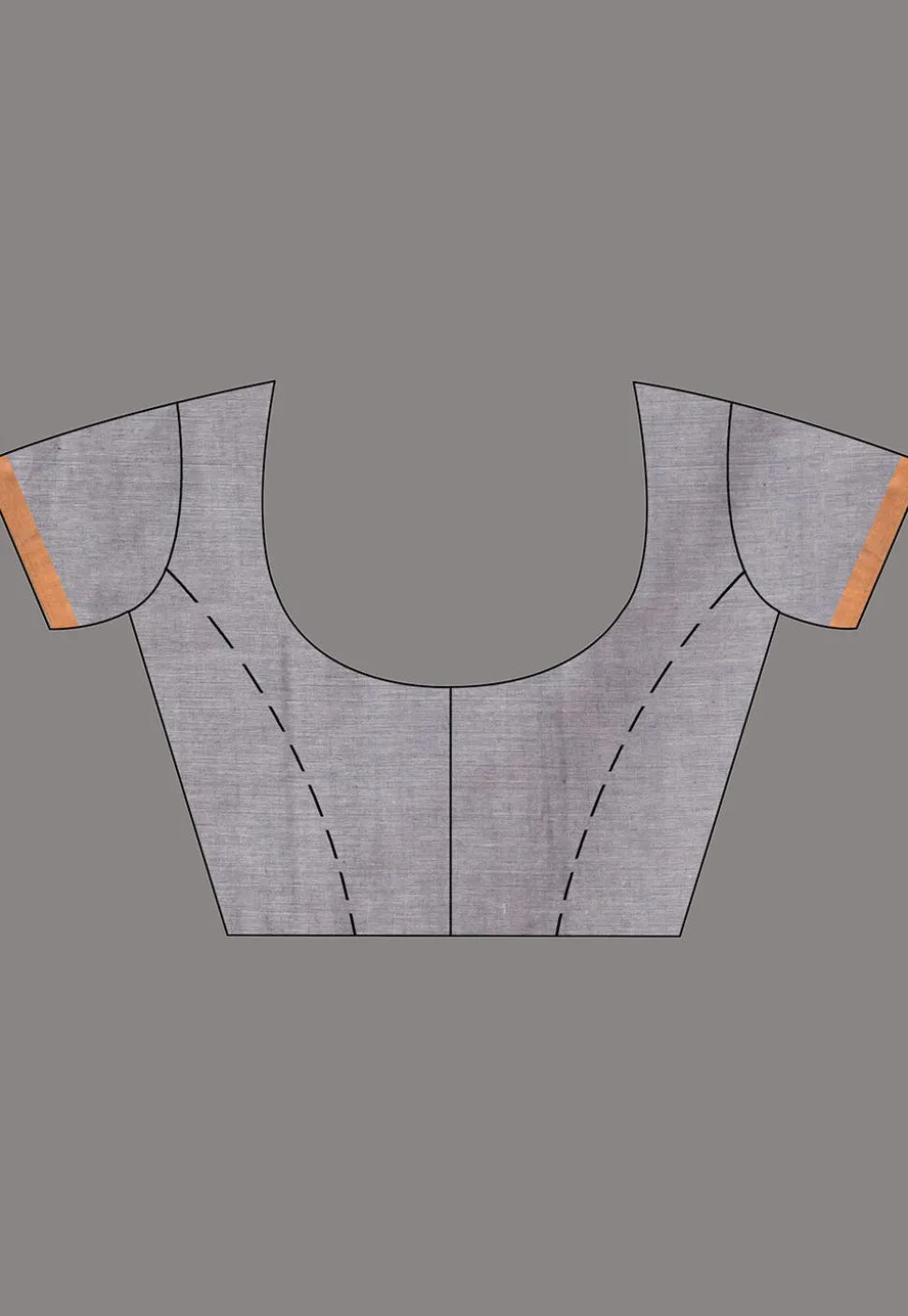 Handloom Pure Cotton Saree in Grey