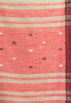 Handloom Pure Cotton Saree in Light Green