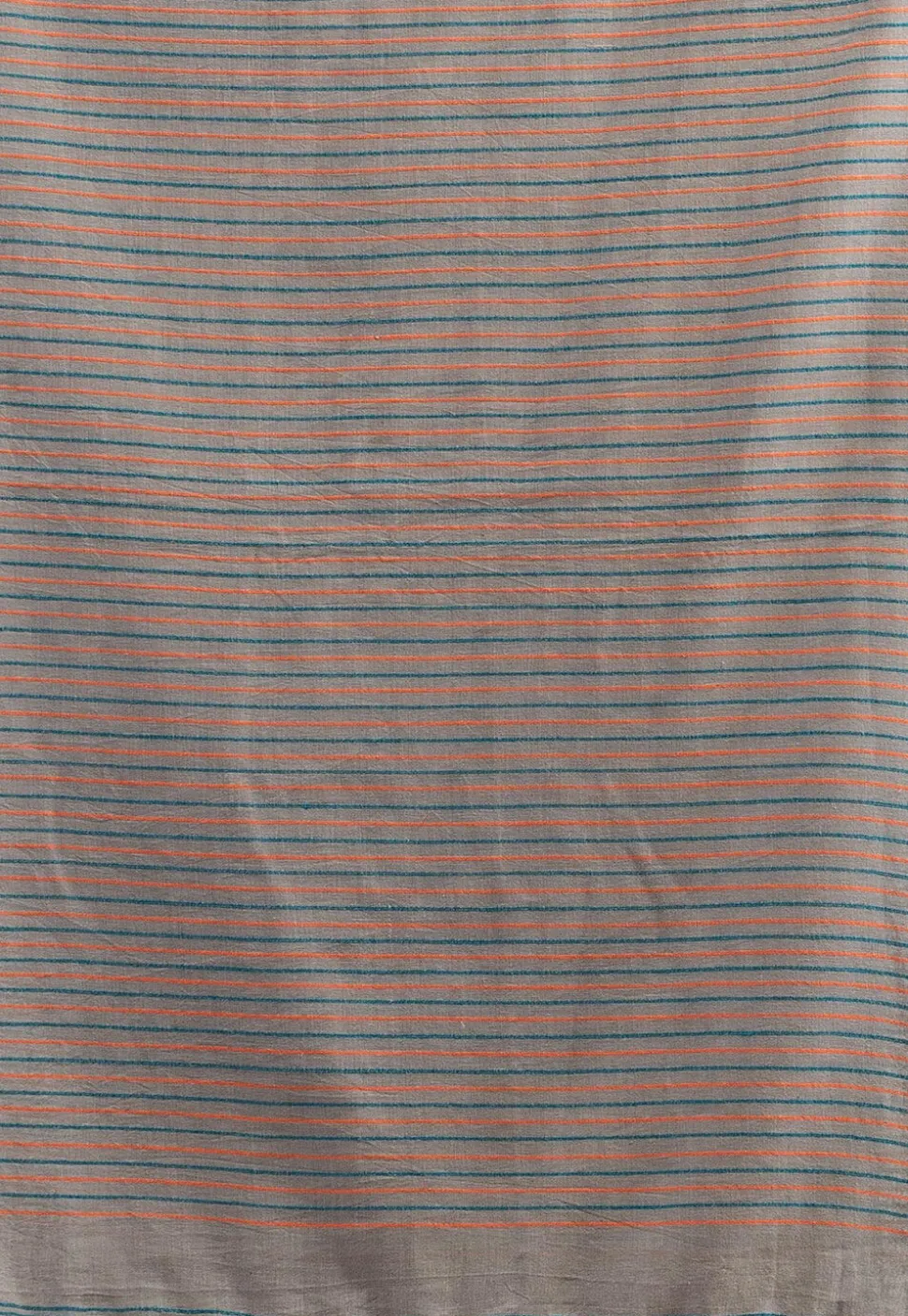 Handloom Pure Cotton Saree in Light Grey