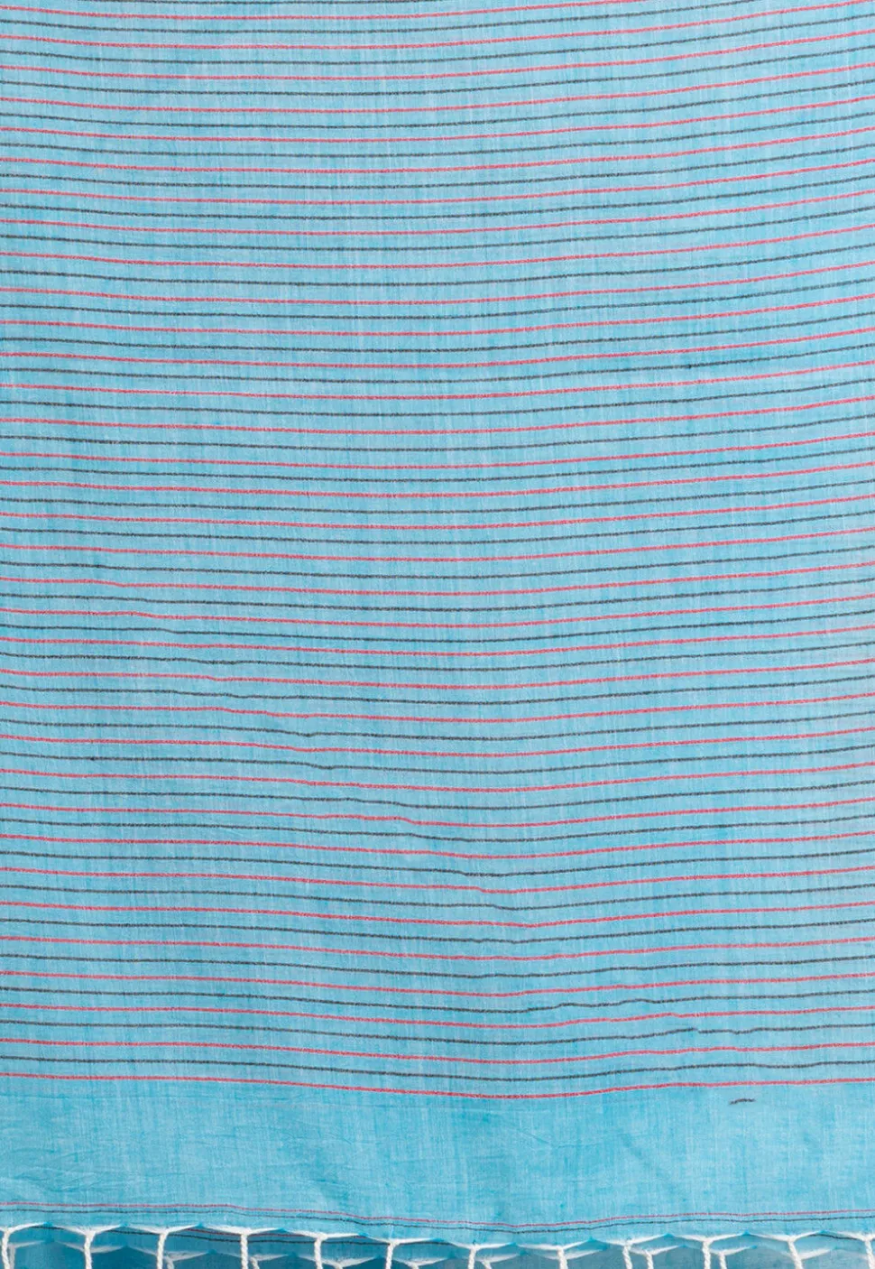 Handloom Pure Cotton Saree in Blue