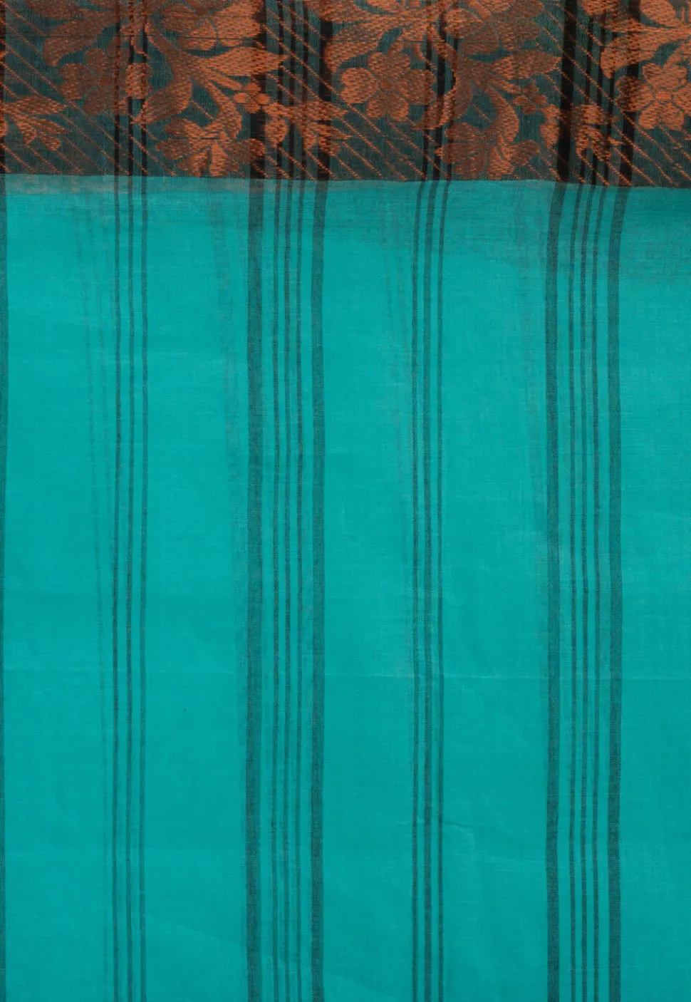 Handloom Pure Cotton Tant Saree in Sky Blue