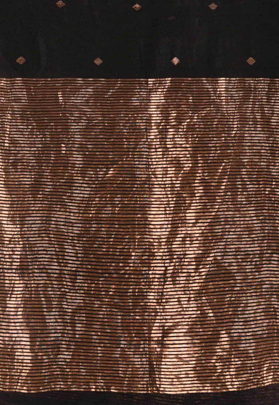 Handloom Pure Matka Silk Saree in Black