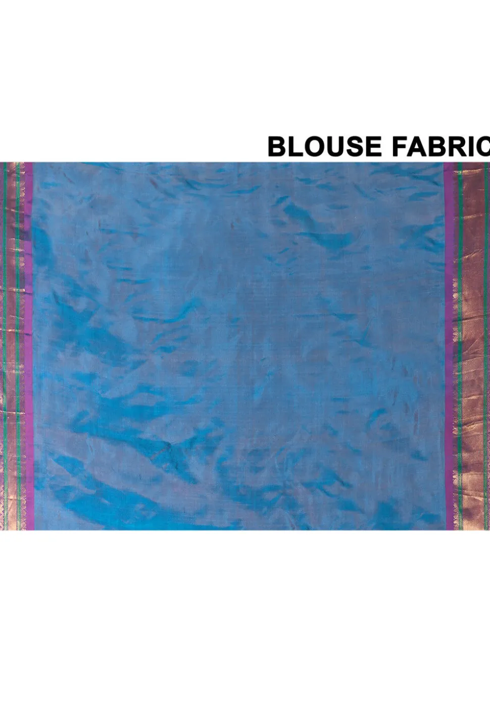 Handloom Pure Silk Cotton Gadwal Saree in Teal Green