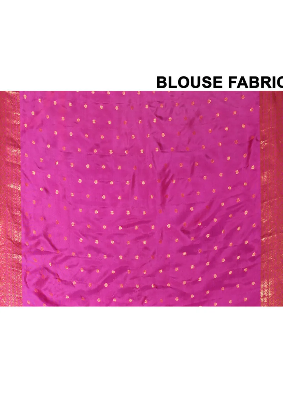Handloom Pure Silk Gadwal Saree in Fuchsia