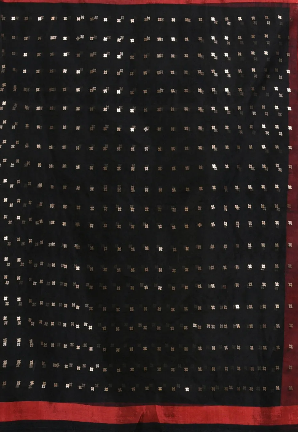Handloom Pure Silk Saree in Black