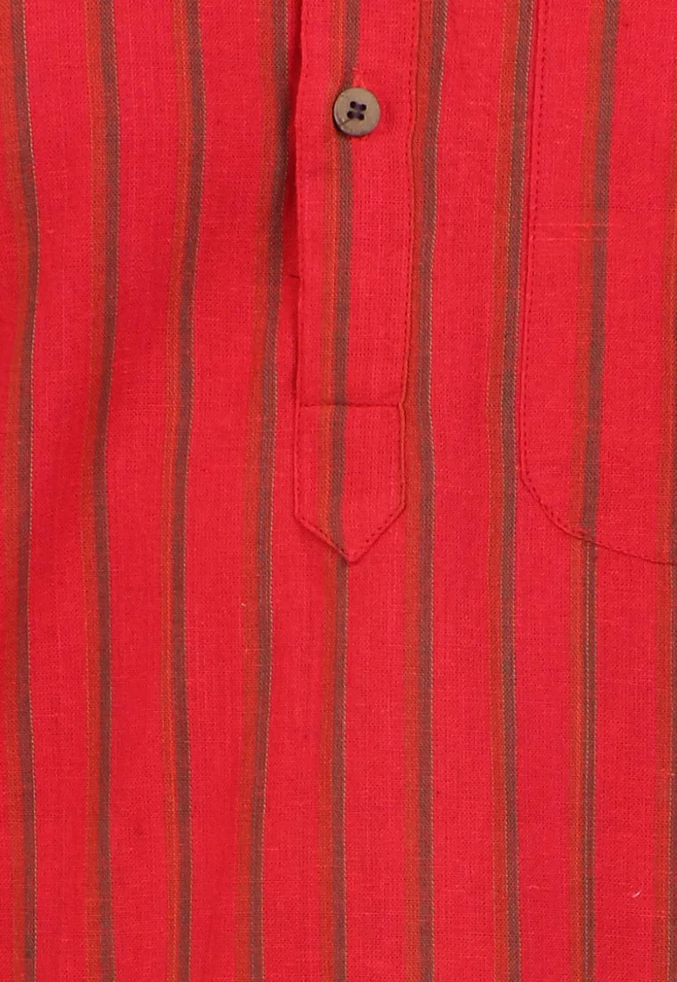 Handloom South Cotton Kurta in Red