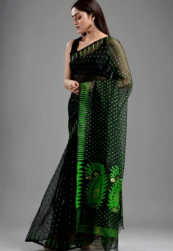 Jamdani Saree in Black
