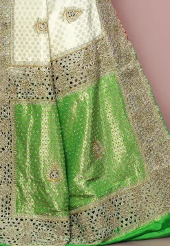 Kanchipuram Pure Silk Saree in Multicolor