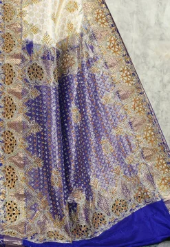 Kanchipuram Pure Silk Saree in Multicolor