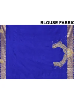 Kanchipuram Pure Silk Saree in Multicolor