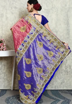 Kanchipuram Pure Silk Saree in Multicolor