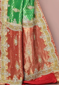 Kanchipuram Pure Silk Saree in Multicolor
