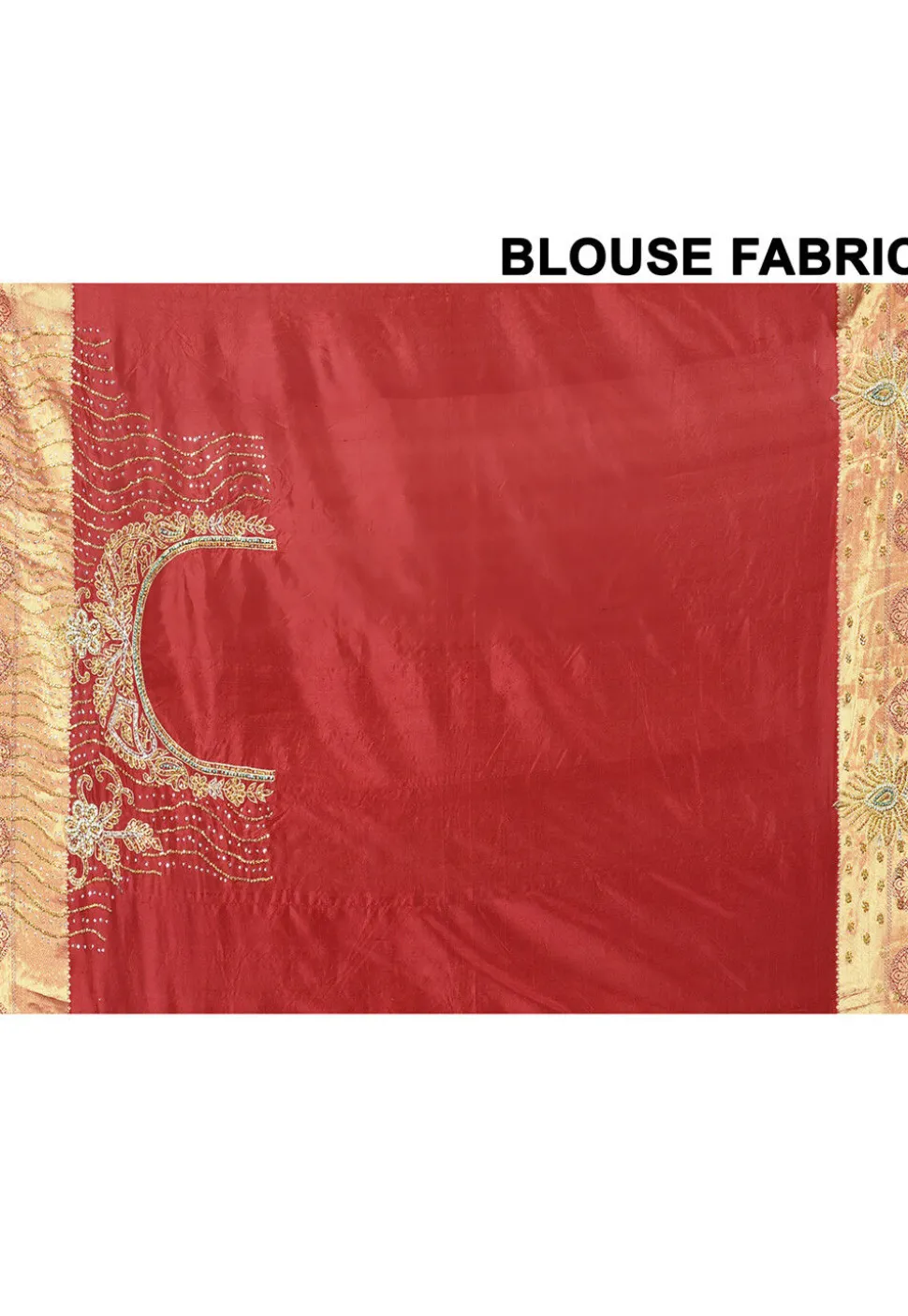 Kanchipuram Pure Silk Saree in Red and Green