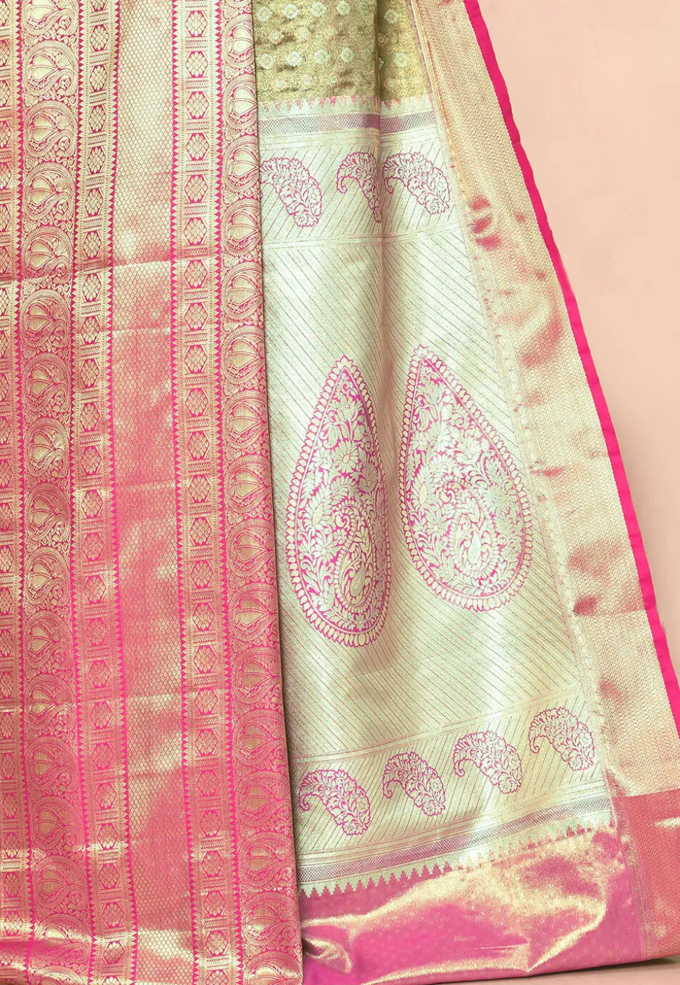 Kanchipuram Saree in Antique