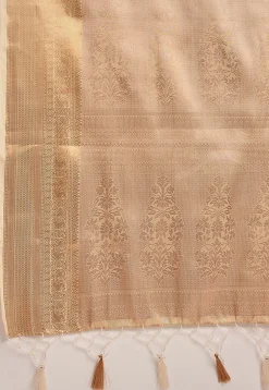 Kanchipuram Saree in Beige