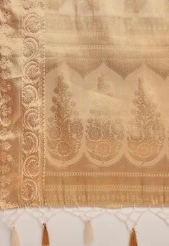 Kanchipuram Saree in Beige
