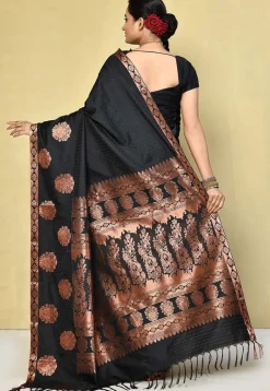 Kanchipuram Saree in Black