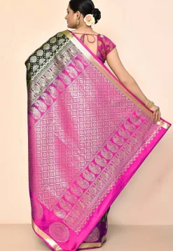 Kanchipuram Saree in Black