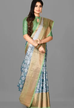 Kanchipuram Saree in Blue