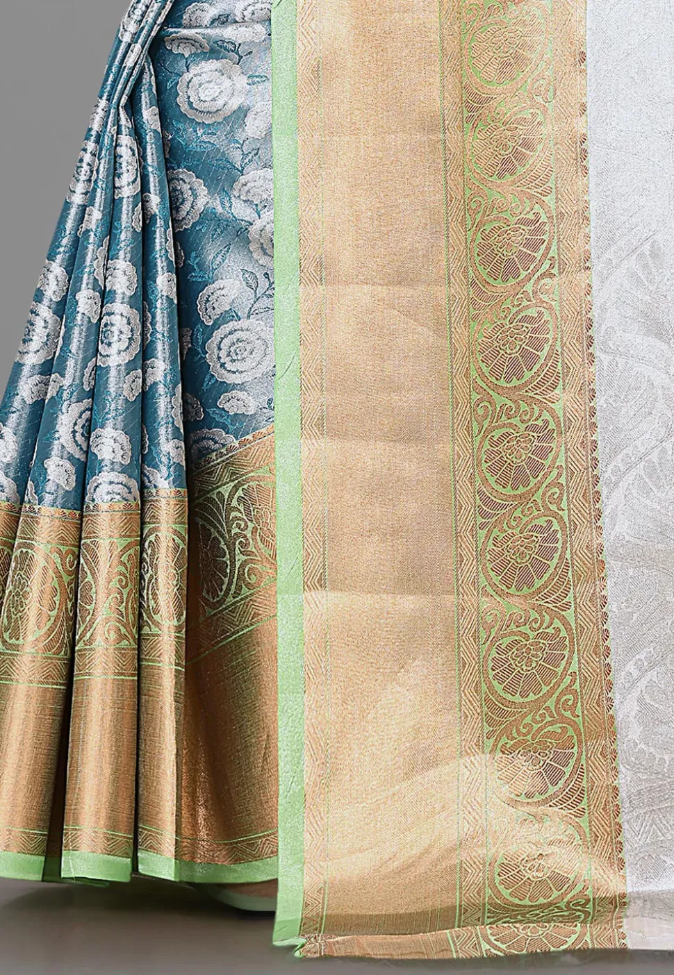 Kanchipuram Saree in Blue