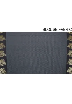 Kanchipuram Saree in Dark Grey