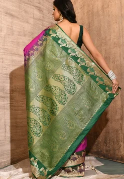 Kanchipuram Saree in Fuchsia