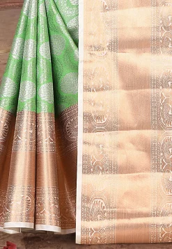 Kanchipuram Saree in Green