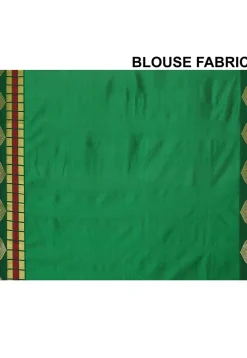 Kanchipuram Saree in Green