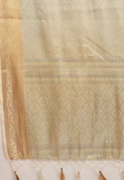 Kanchipuram Saree in Light Beige