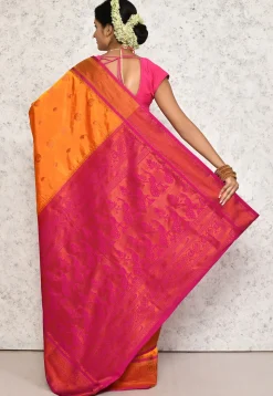 Kanchipuram Saree in Mustard
