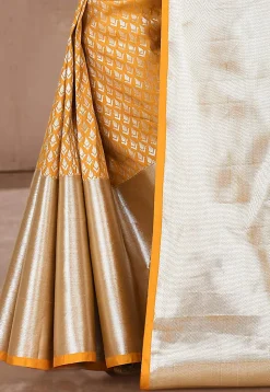 Kanchipuram Saree in Mustard