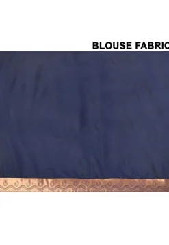 Kanchipuram Saree in Navy Blue