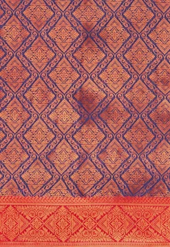 Kanchipuram Saree in Navy Blue