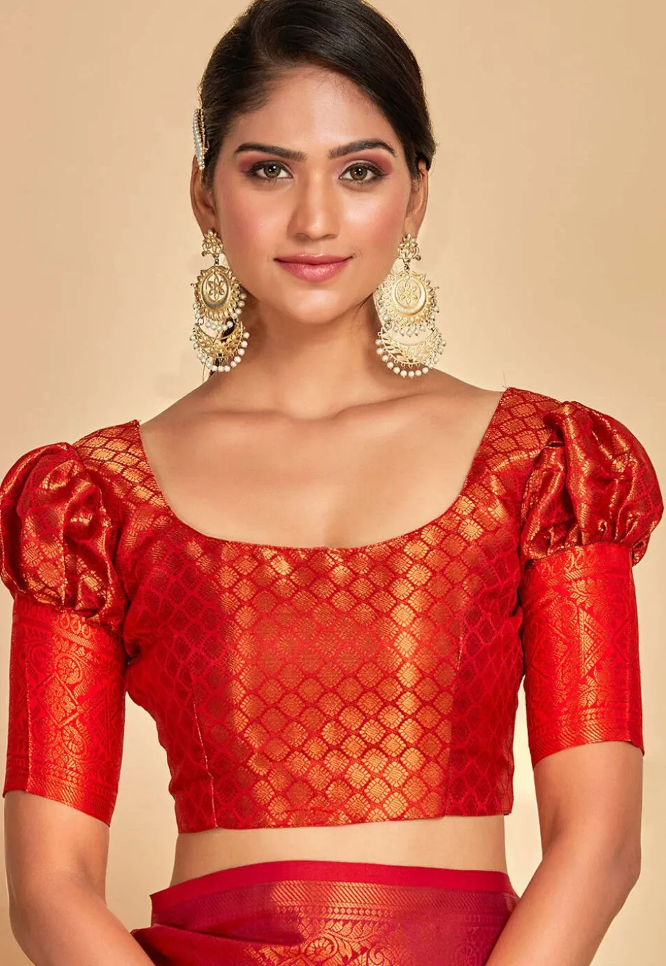 Kanchipuram Saree in Navy Blue
