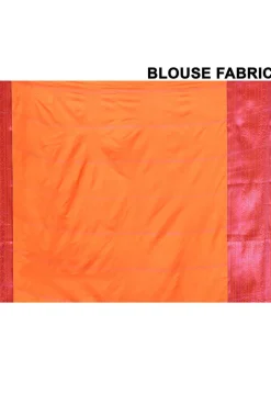 Kanchipuram Saree in Orange