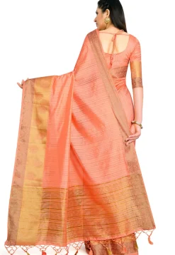 Kanchipuram Saree in Peach