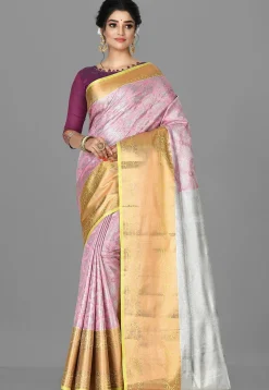 Kanchipuram Saree in Pink