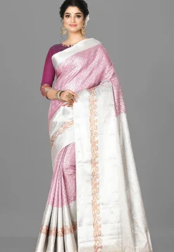 Kanchipuram Saree in Pink