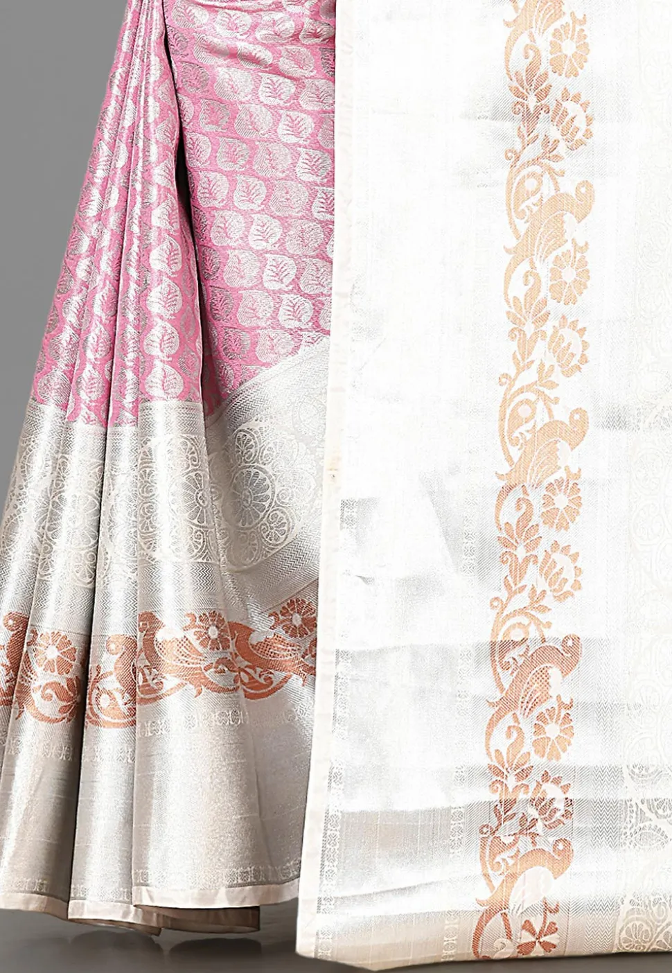Kanchipuram Saree in Pink