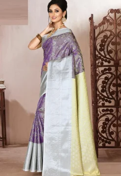 Kanchipuram Saree in Purple