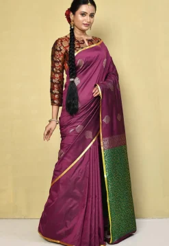 Kanchipuram Saree in Purple