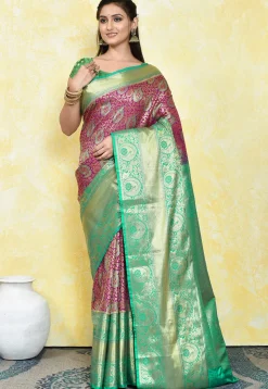 Kanchipuram Saree in Purple
