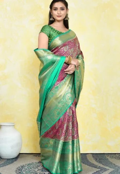Kanchipuram Saree in Purple