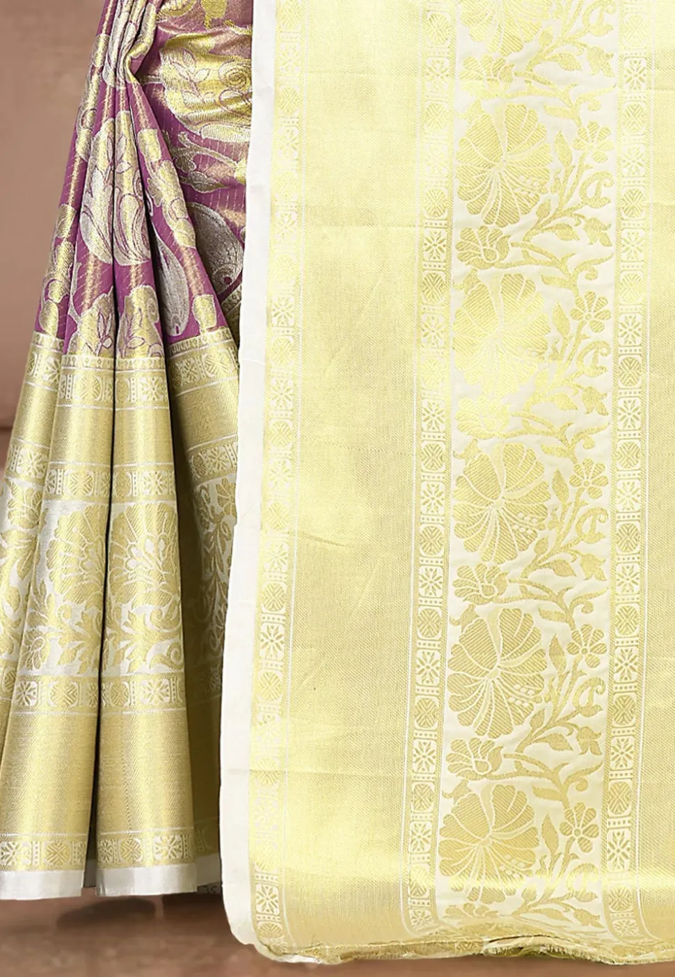 Kanchipuram Saree in Purple