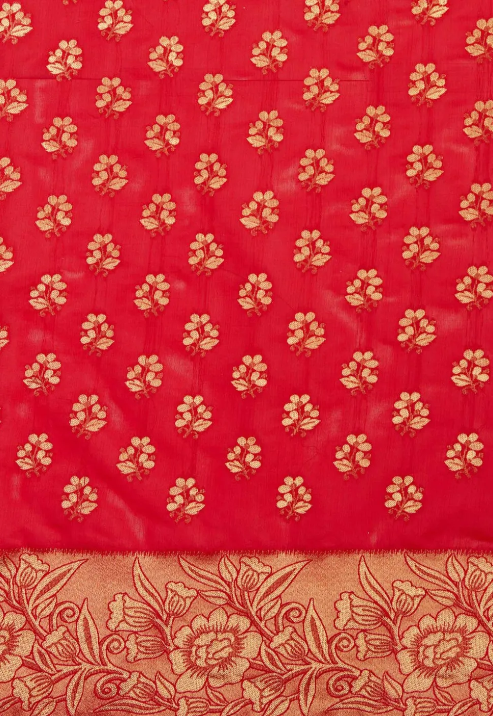 Kanchipuram Saree in Red