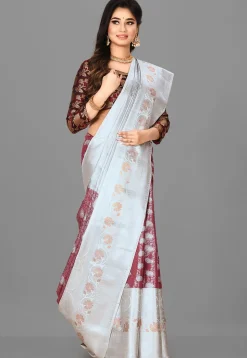 Kanchipuram Saree in Red