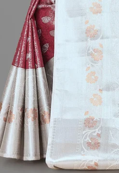 Kanchipuram Saree in Red