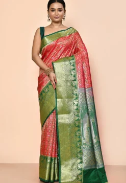 Kanchipuram Saree in Red