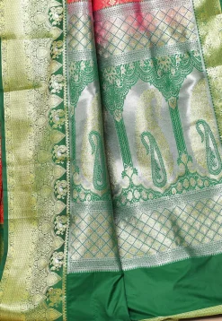 Kanchipuram Saree in Red