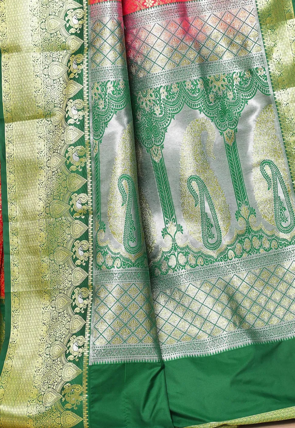 Kanchipuram Saree in Red